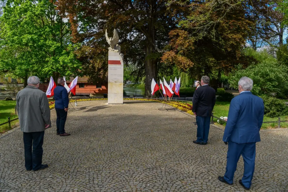 Uroczystość z okazji święta Konstytucji 3 maja w Bolesławcu