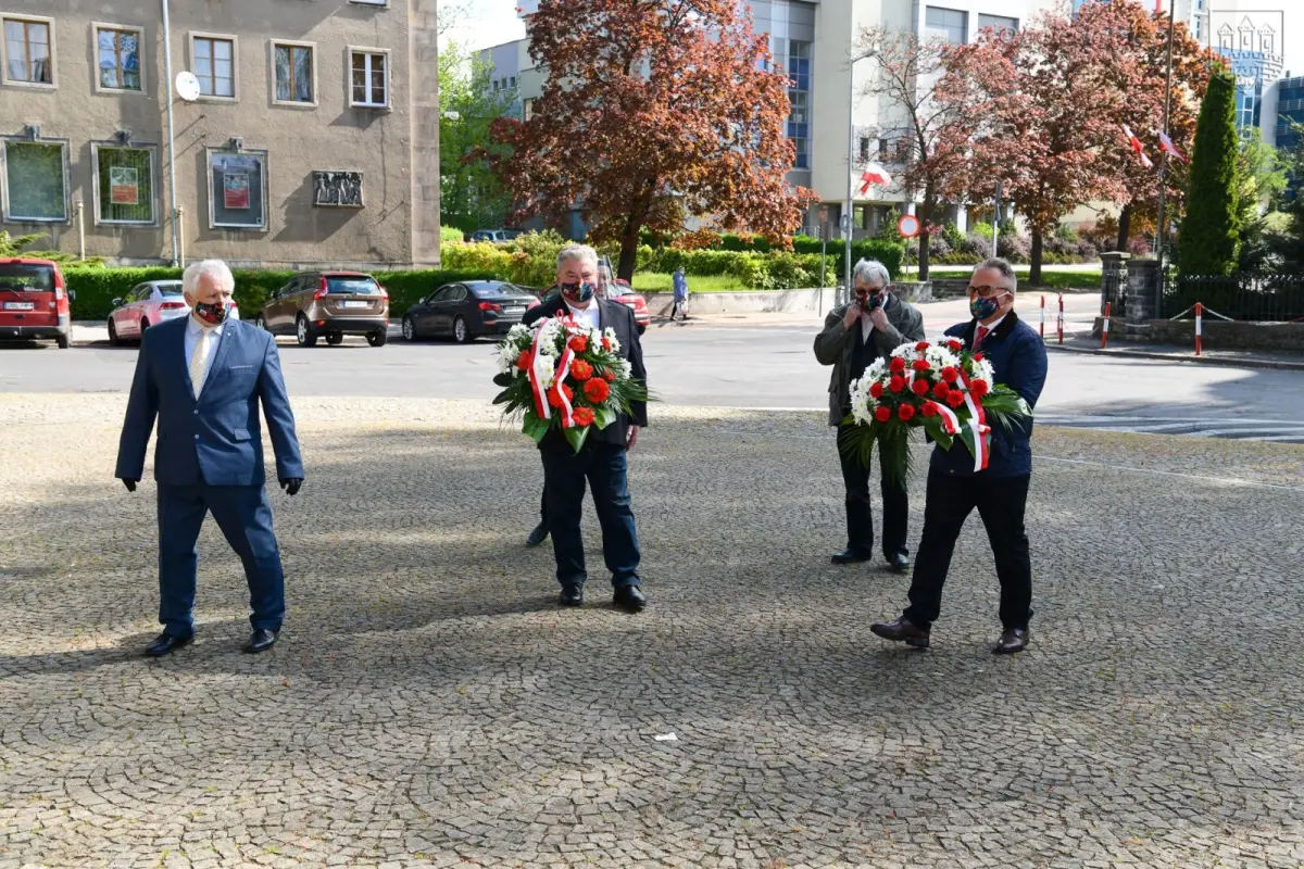 Uroczystość z okazji święta Konstytucji 3 maja w Bolesławcu