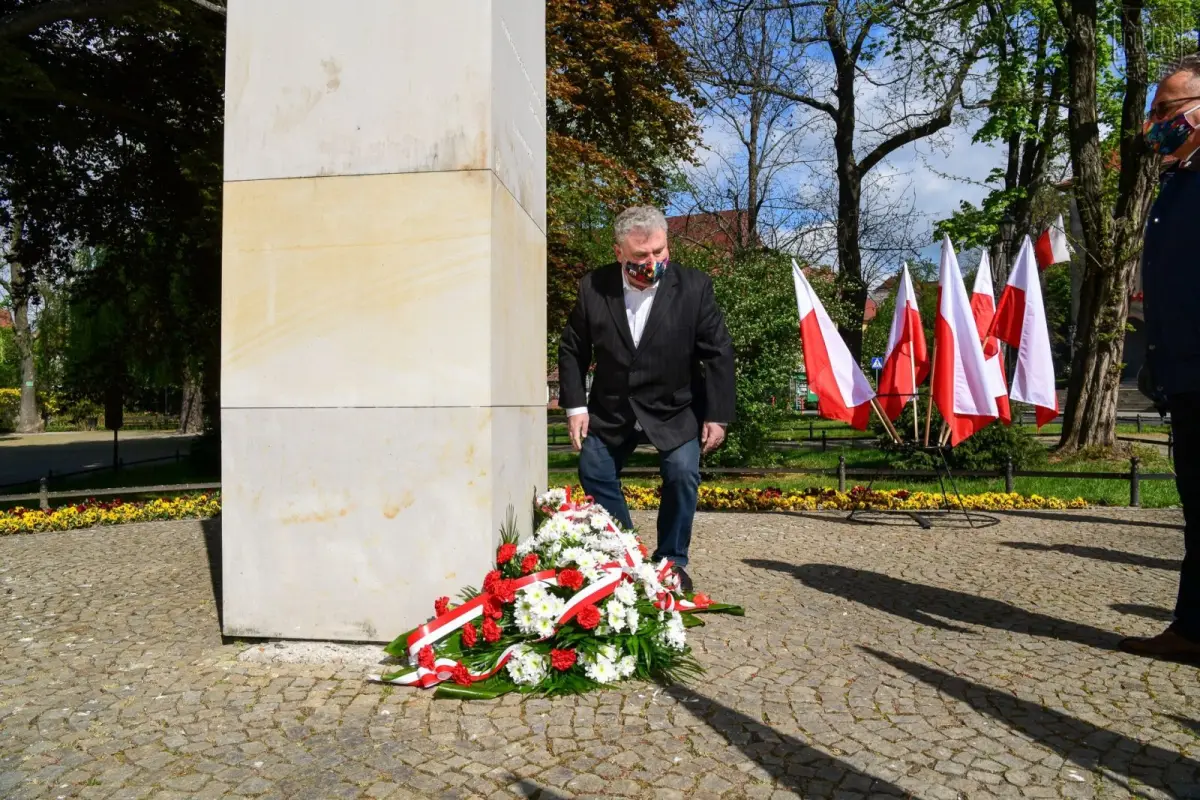 Uroczystość z okazji święta Konstytucji 3 maja w Bolesławcu