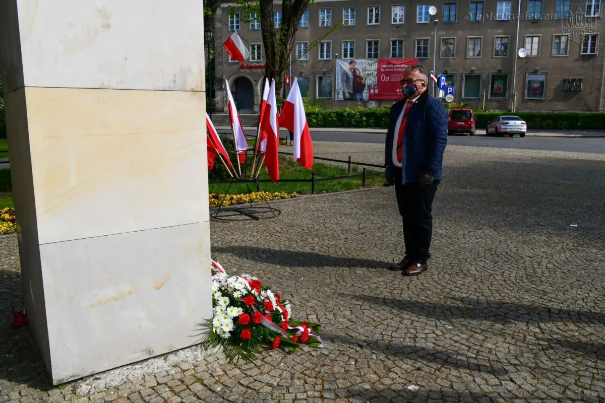 Uroczystość z okazji święta Konstytucji 3 maja w Bolesławcu