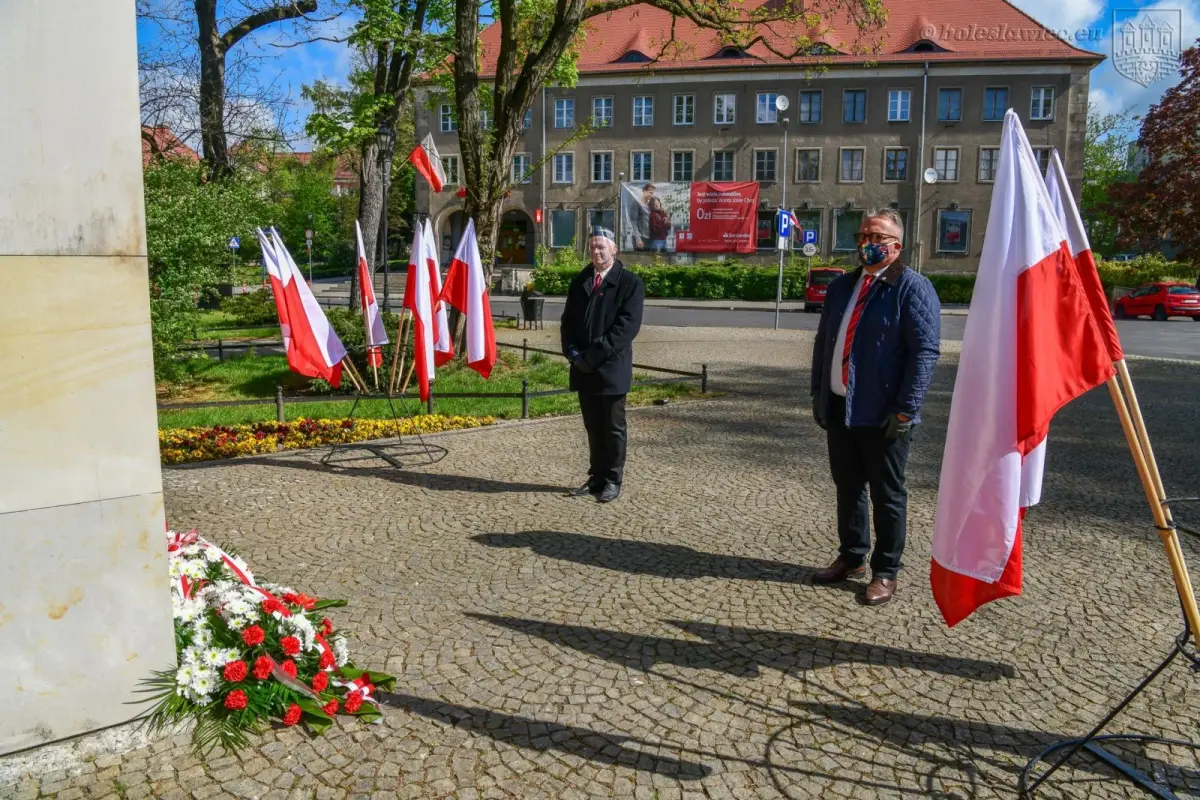 Uroczystość z okazji święta Konstytucji 3 maja w Bolesławcu