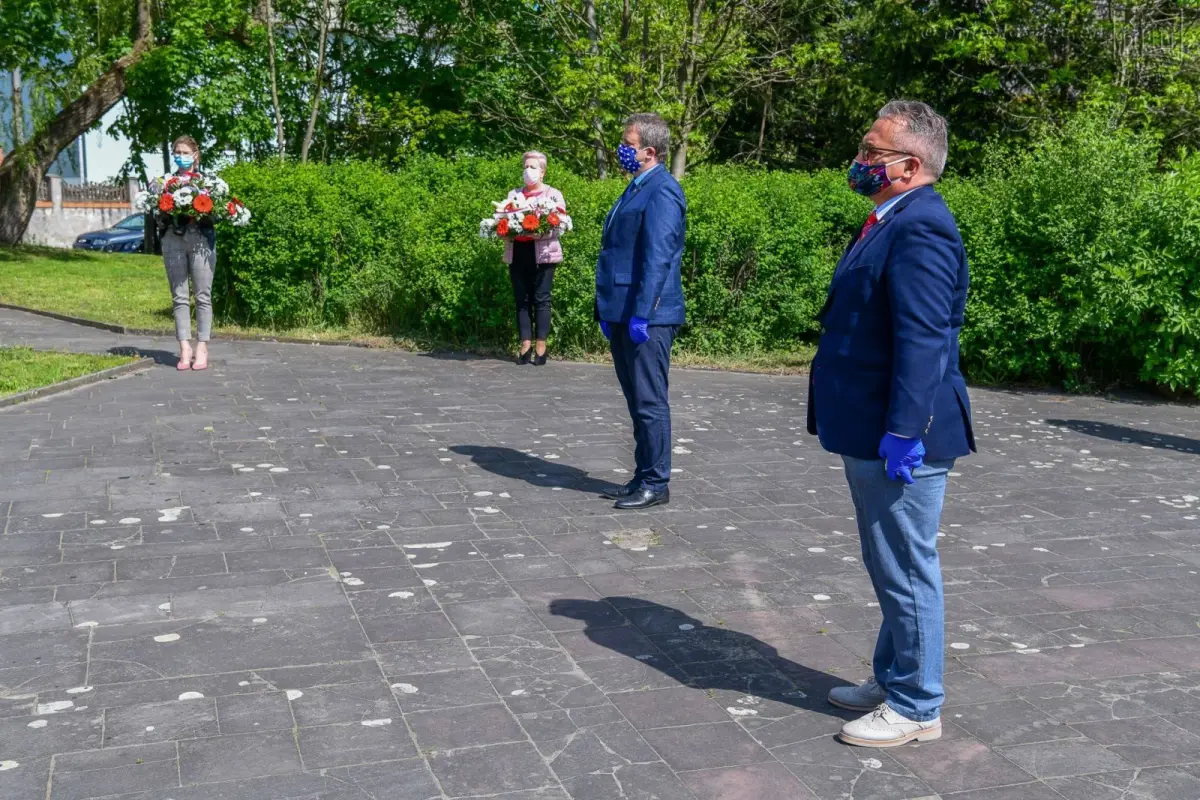 Bolesławiec: symboliczna uroczystość związana z rocznicą zakończenia II wojny światowej