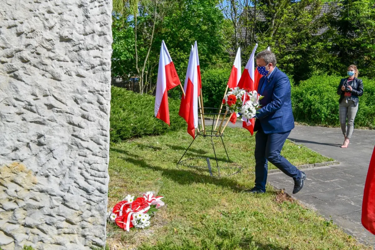 Bolesławiec: symboliczna uroczystość związana z rocznicą zakończenia II wojny światowej