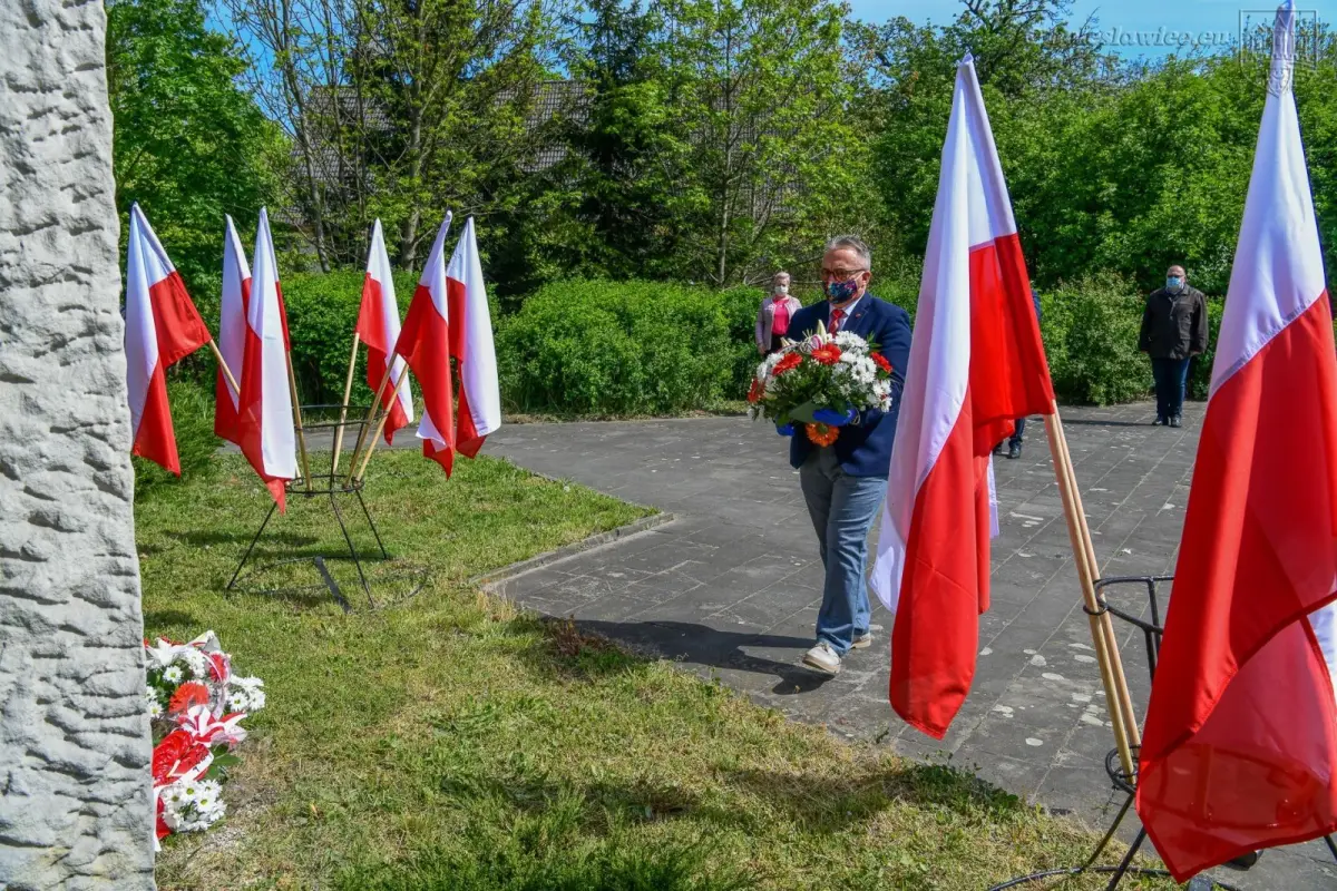 Bolesławiec: symboliczna uroczystość związana z rocznicą zakończenia II wojny światowej