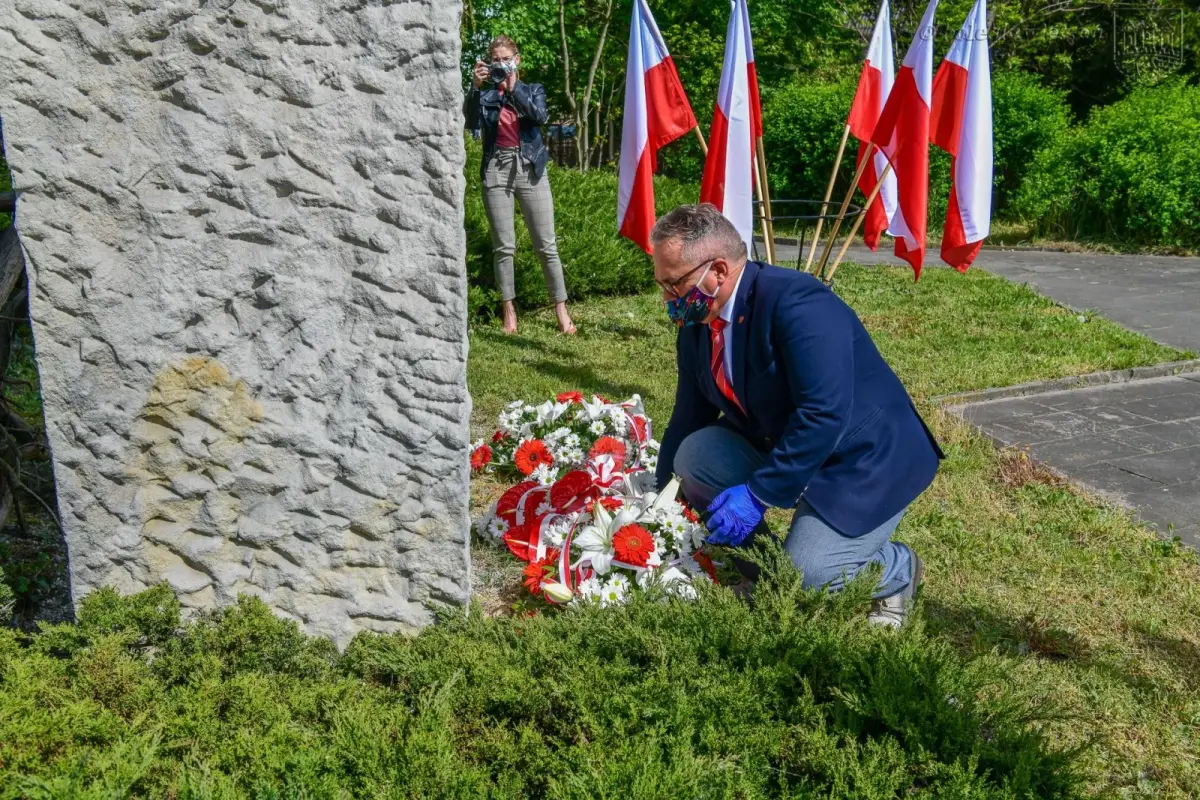 Bolesławiec: symboliczna uroczystość związana z rocznicą zakończenia II wojny światowej