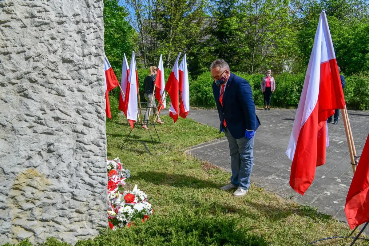 Bolesławiec: symboliczna uroczystość związana z rocznicą zakończenia II wojny światowej