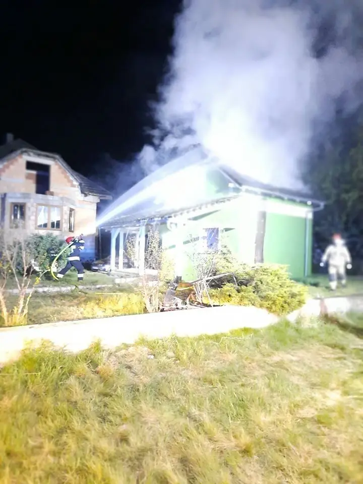 Akcja straży pożarnej w Kraśniku (gmina Bolesławiec)