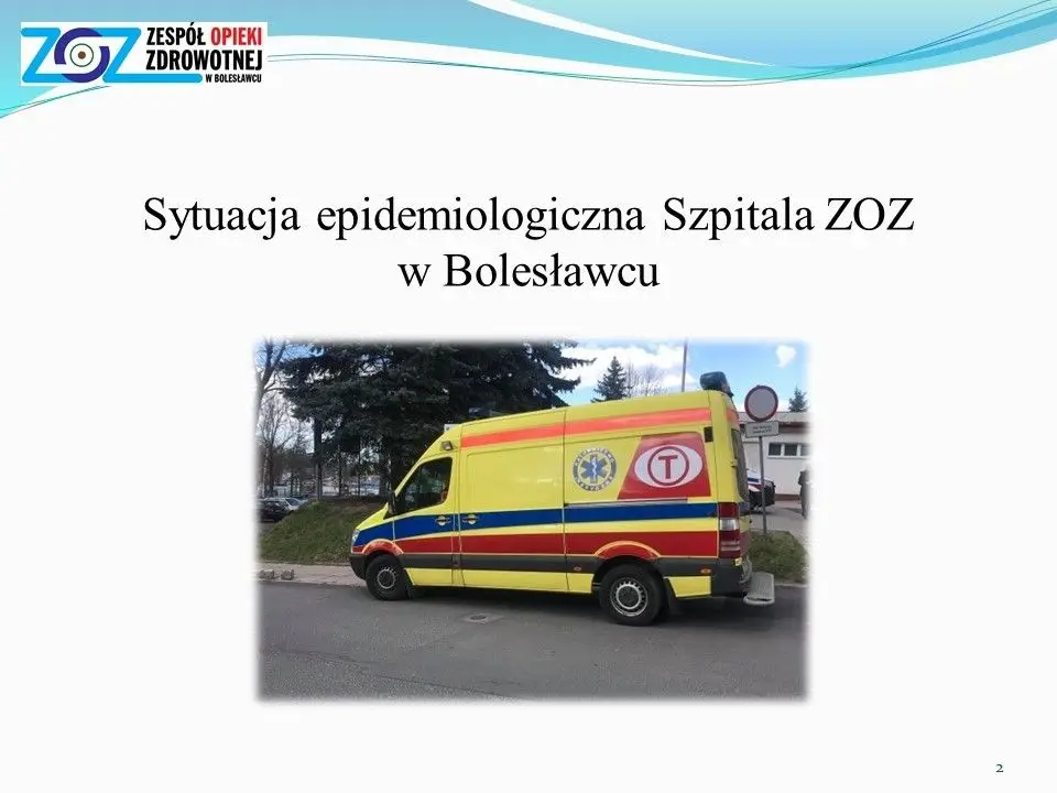 Sytuacja epidemiologiczna i finansowa szpitala powiatowego w Bolesławcu – prezentacja