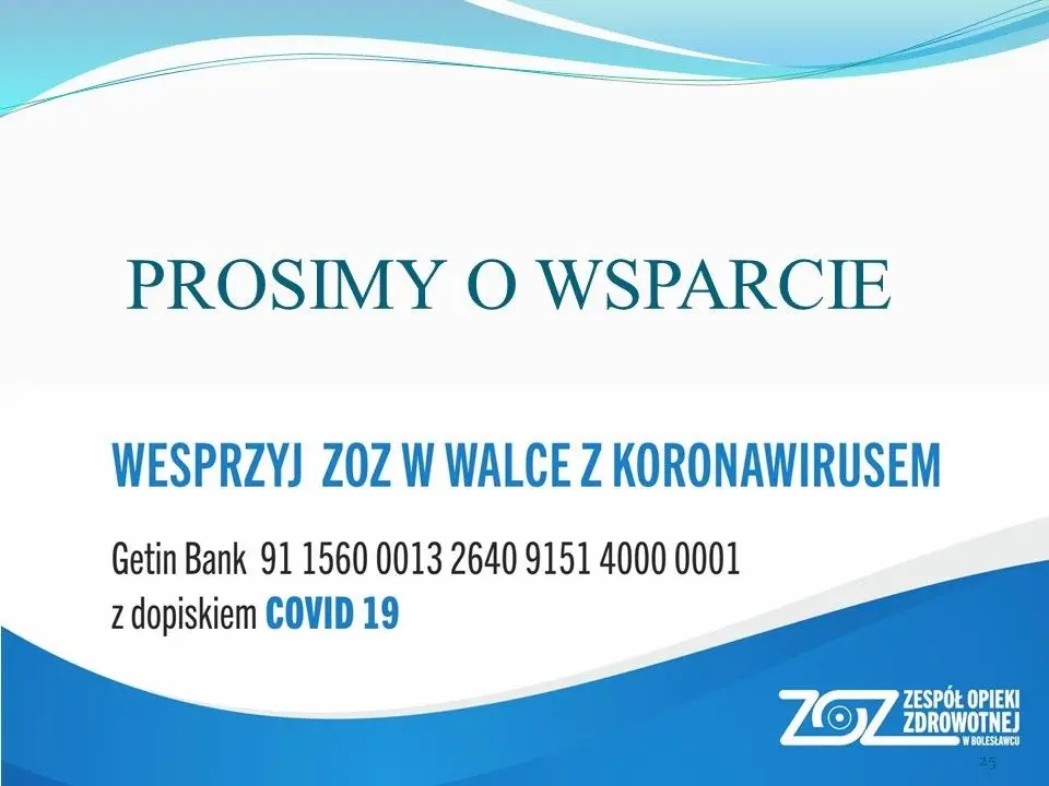 Sytuacja epidemiologiczna i finansowa szpitala powiatowego w Bolesławcu – prezentacja