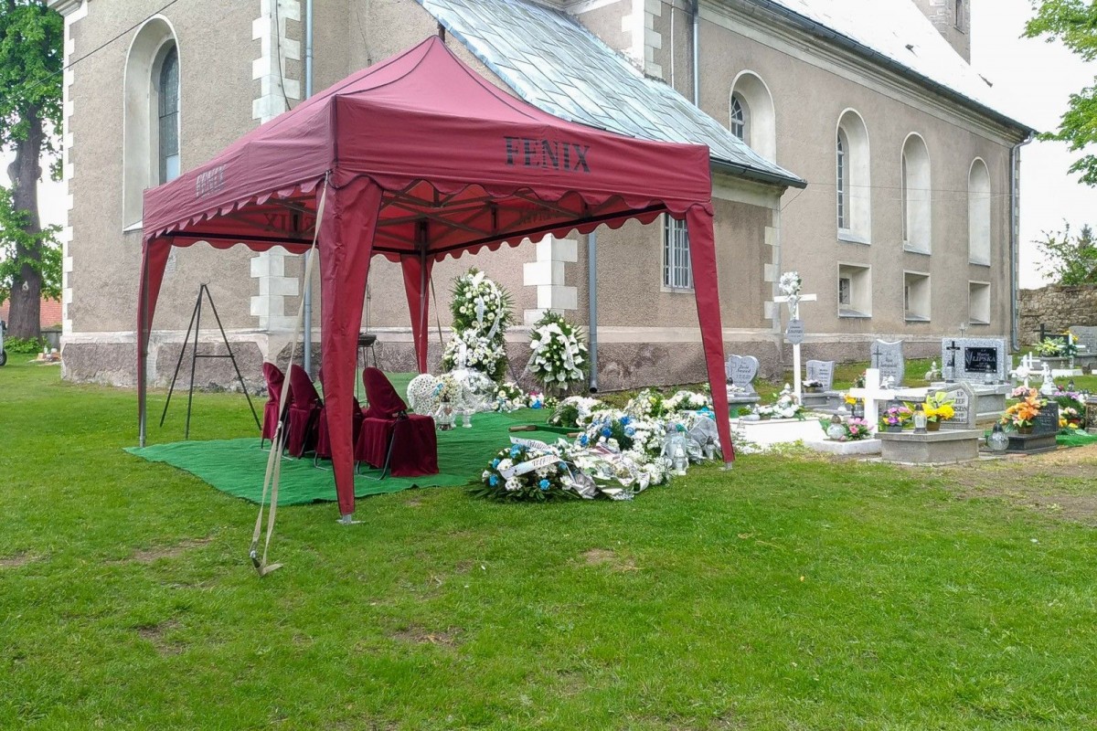 Ceremonia pogrzebowa Kacperka Błażejowskiego