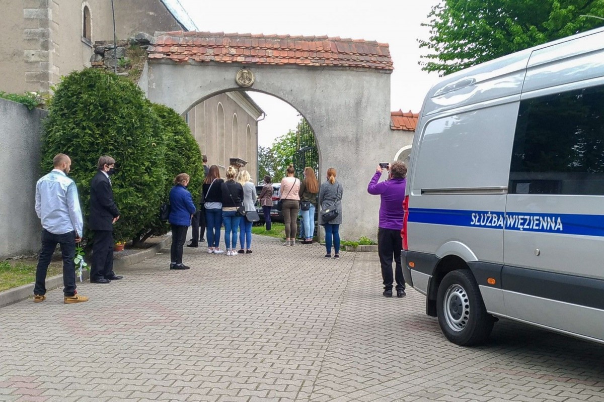Ceremonia pogrzebowa Kacperka Błażejowskiego