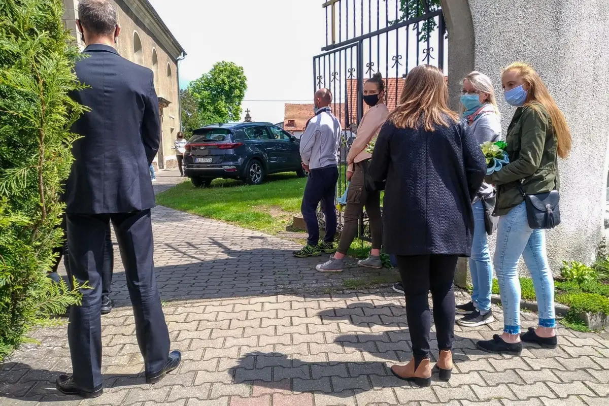 Ceremonia pogrzebowa Kacperka Błażejowskiego