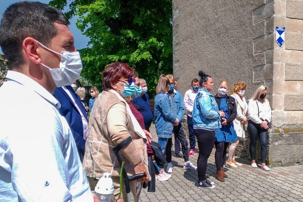 Ceremonia pogrzebowa Kacperka Błażejowskiego
