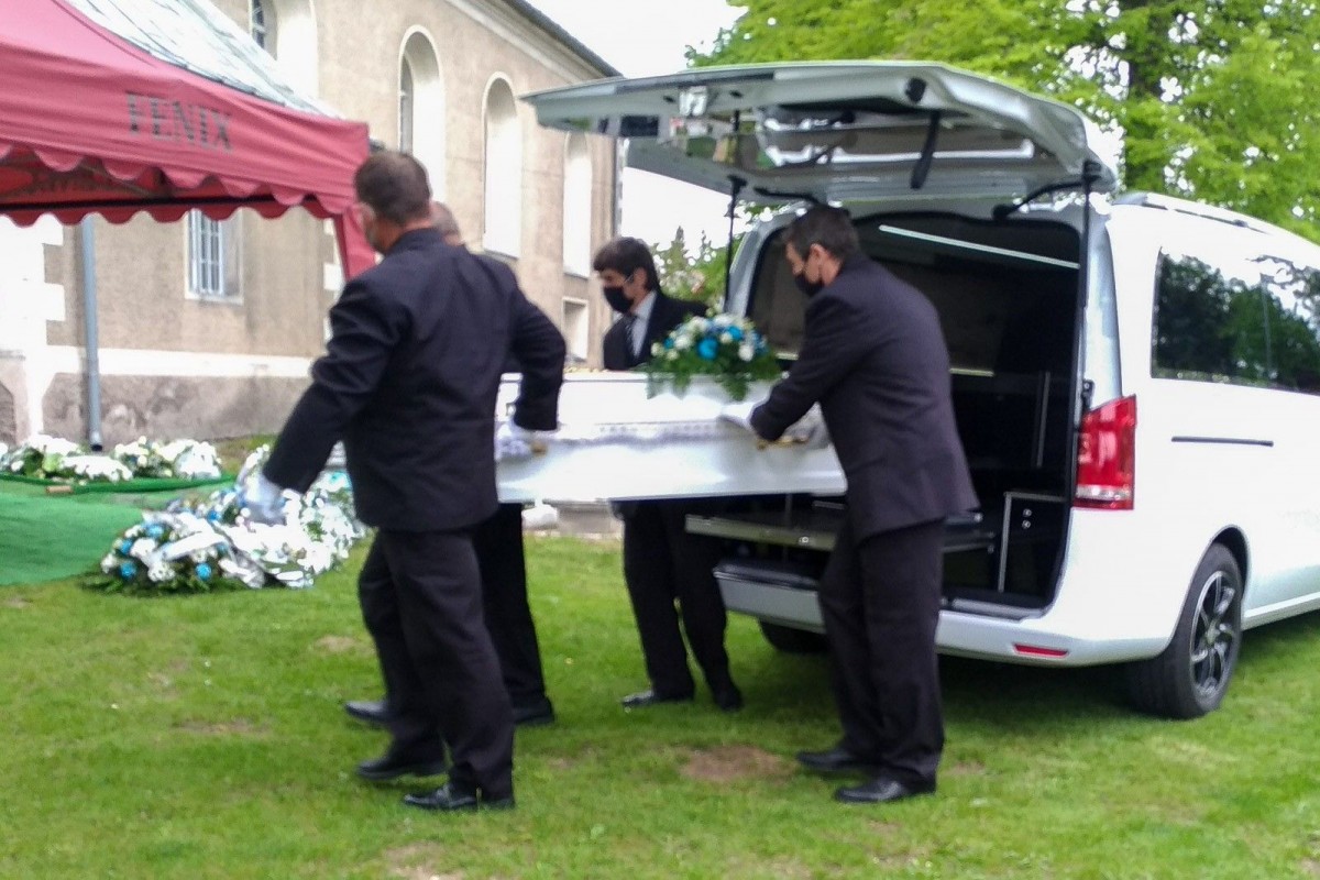 Ceremonia pogrzebowa Kacperka Błażejowskiego