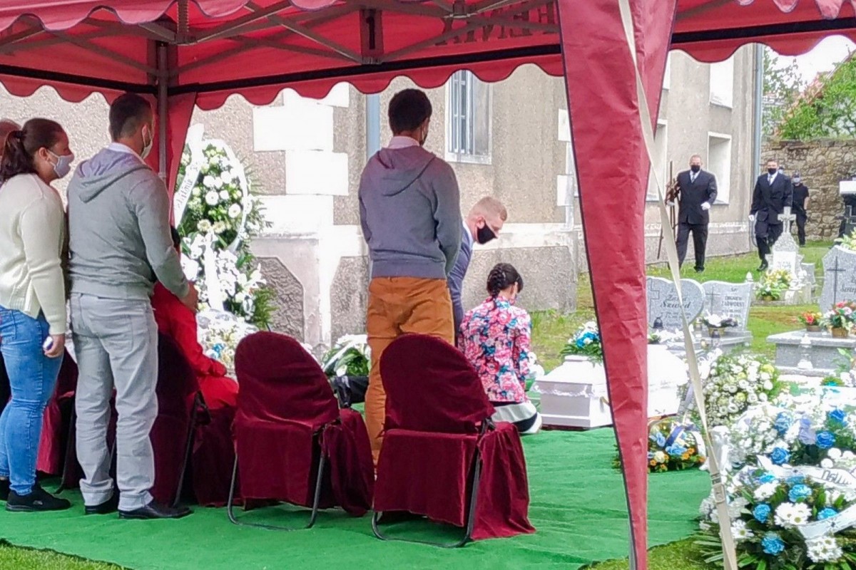 Ceremonia pogrzebowa Kacperka Błażejowskiego