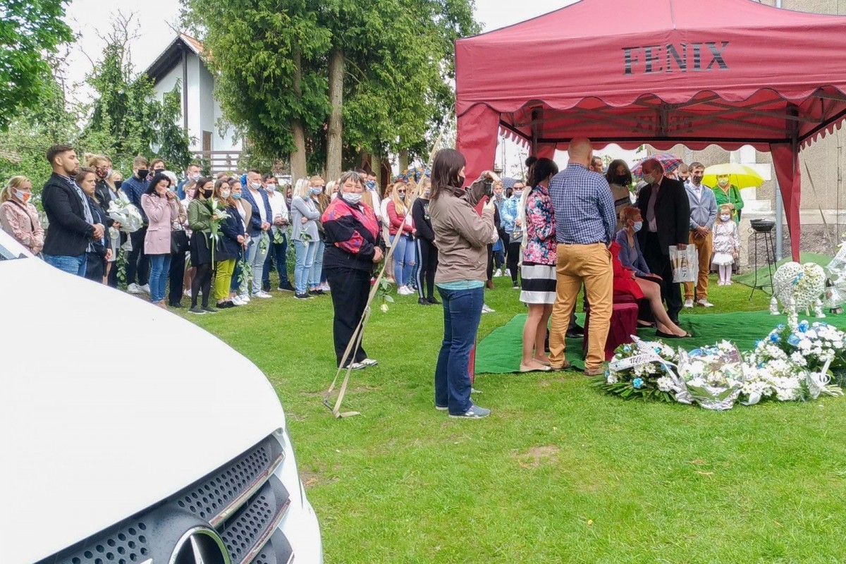 Ceremonia pogrzebowa Kacperka Błażejowskiego