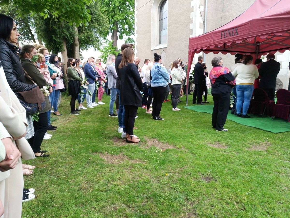 Ceremonia pogrzebowa Kacperka Błażejowskiego