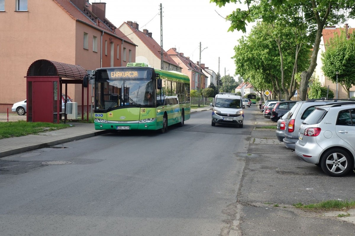 Akcja saperów przy ulicy Góralskiej w Bolesławcu