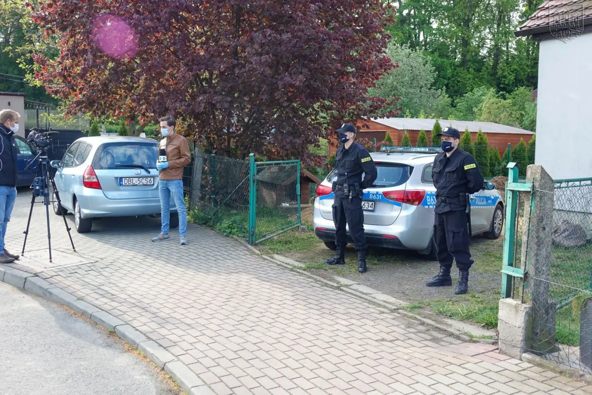 Akcja saperów przy ulicy Góralskiej w Bolesławcu