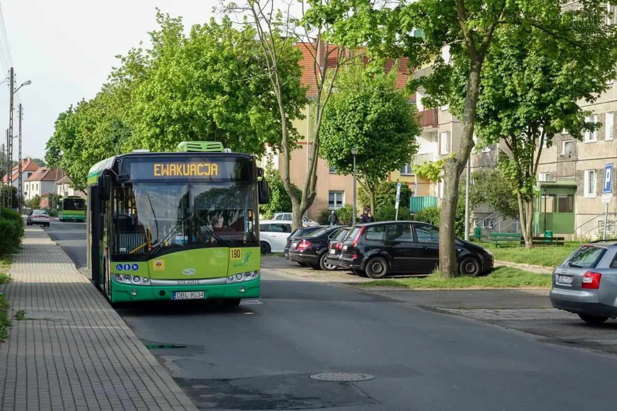 Akcja saperów przy ulicy Góralskiej w Bolesławcu