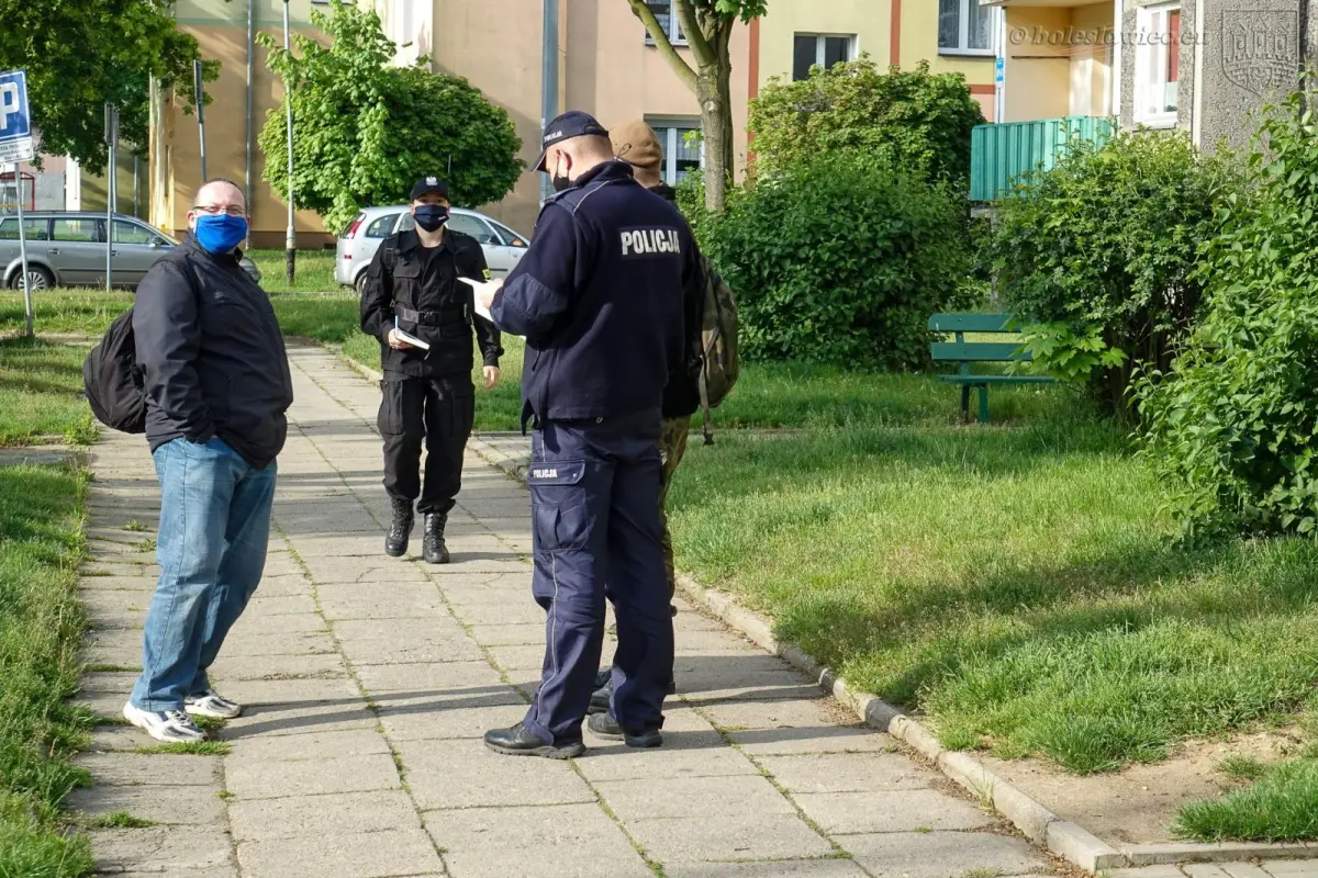 Akcja saperów przy ulicy Góralskiej w Bolesławcu