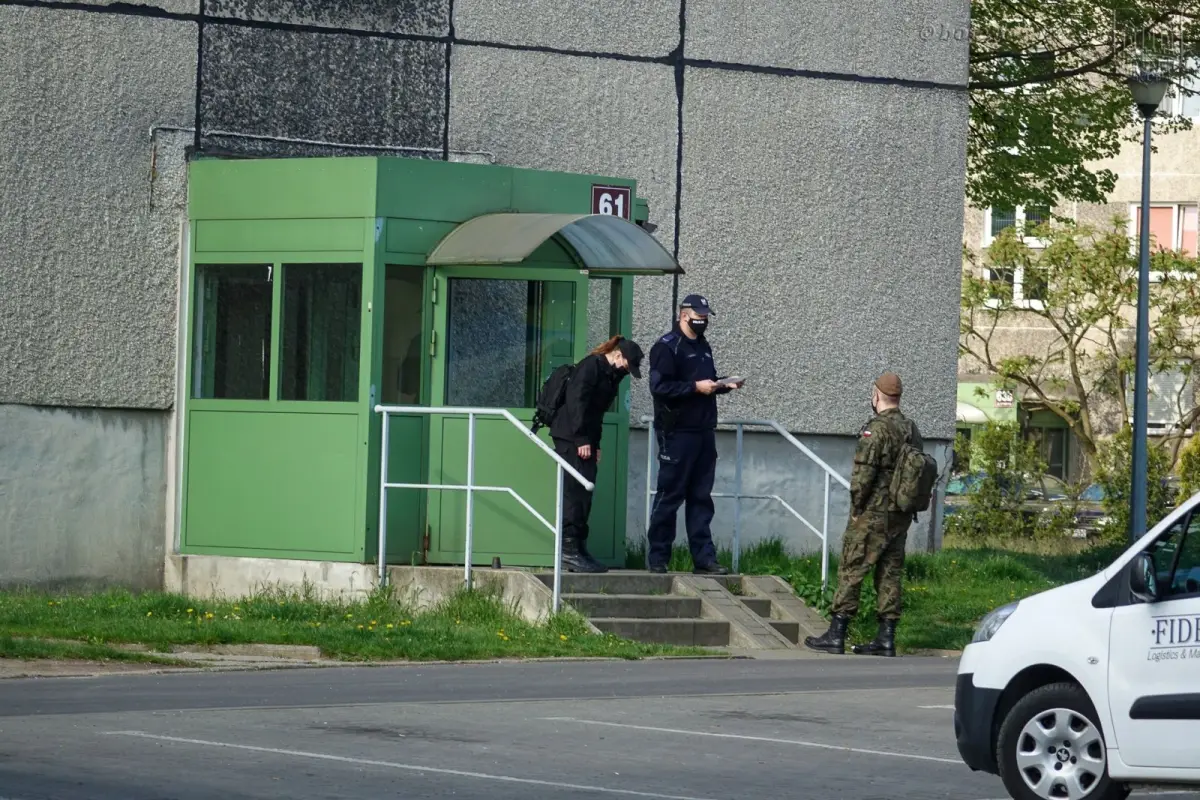 Akcja saperów przy ulicy Góralskiej w Bolesławcu