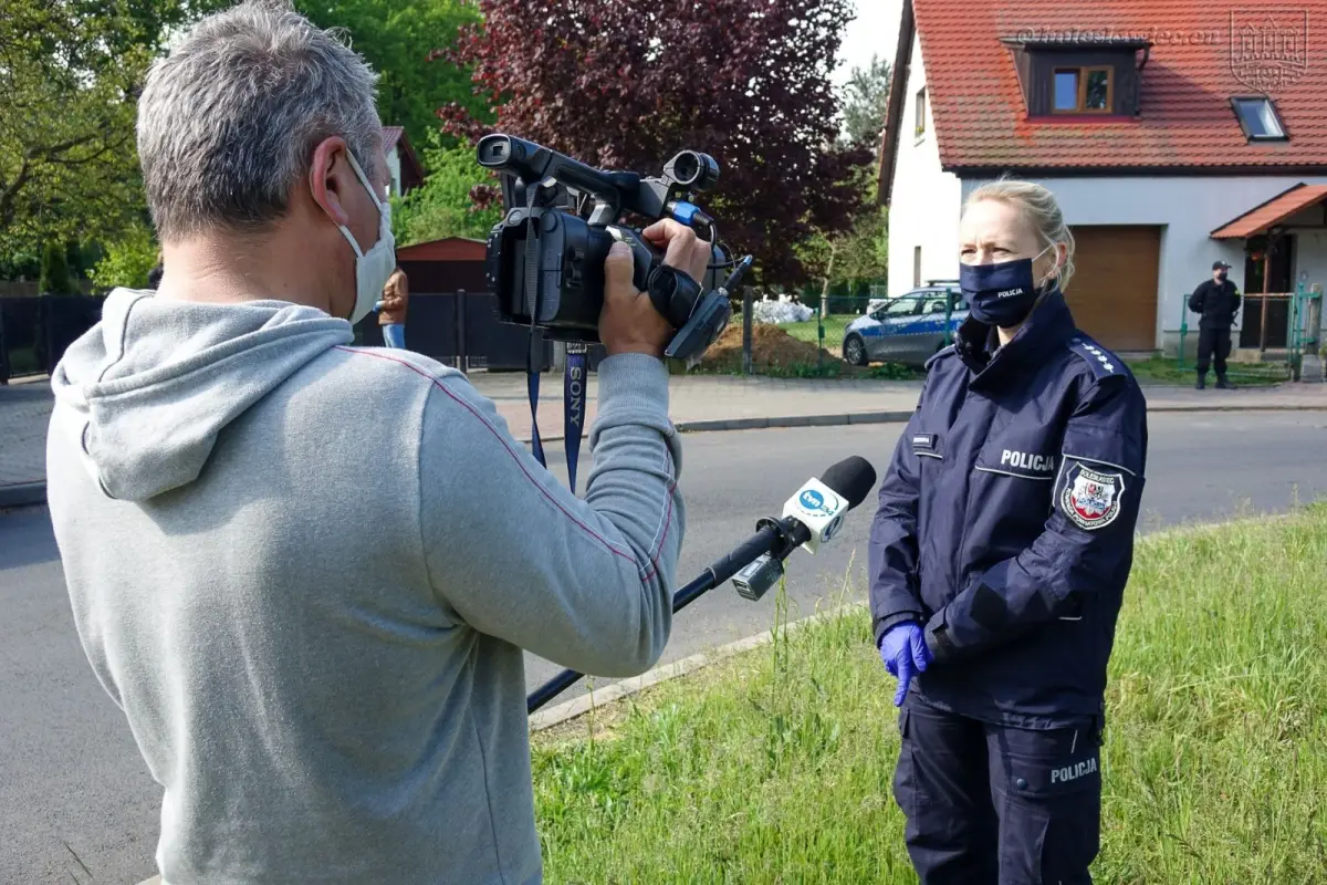 Akcja saperów przy ulicy Góralskiej w Bolesławcu