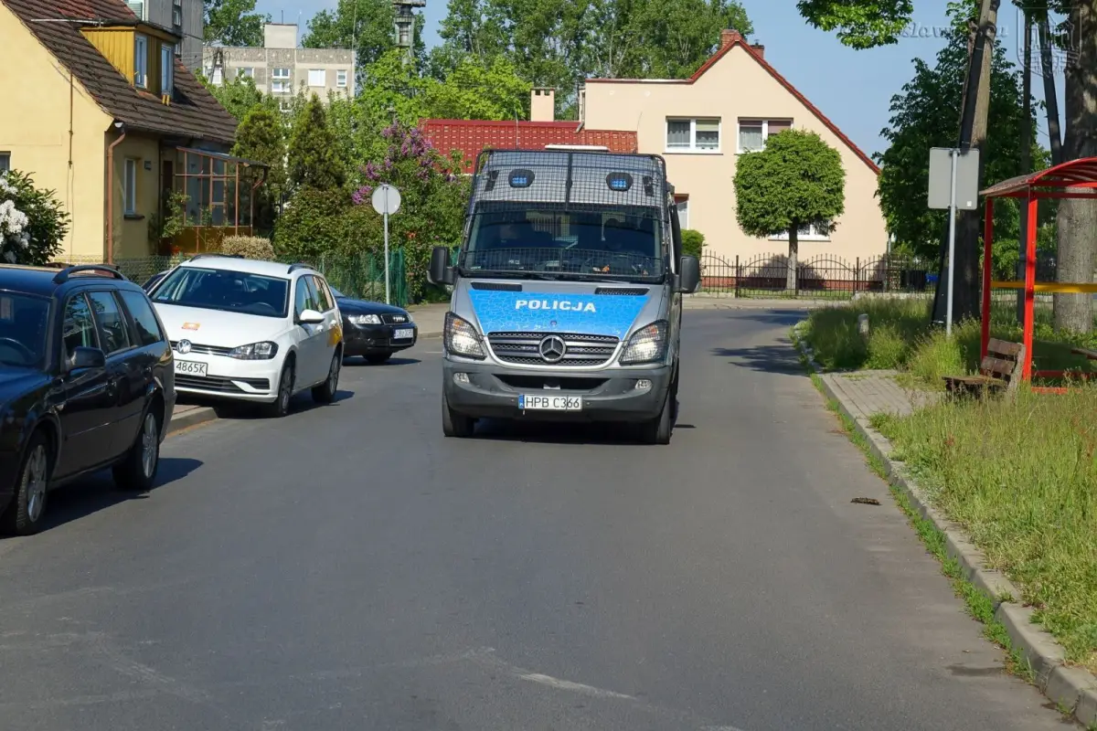 Akcja saperów przy ulicy Góralskiej w Bolesławcu