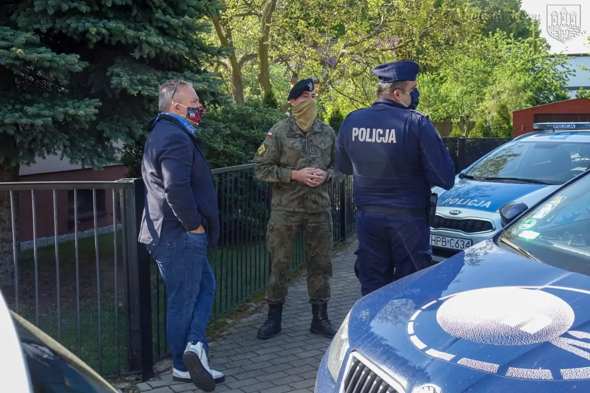 Akcja saperów przy ulicy Góralskiej w Bolesławcu