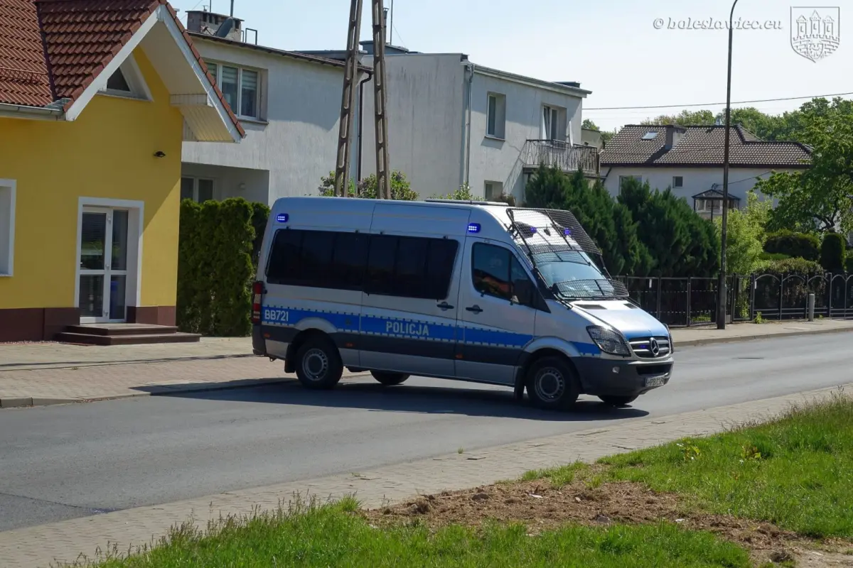 Akcja saperów przy ulicy Góralskiej w Bolesławcu