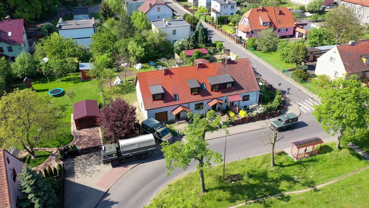 Akcja saperów przy ulicy Góralskiej w Bolesławcu