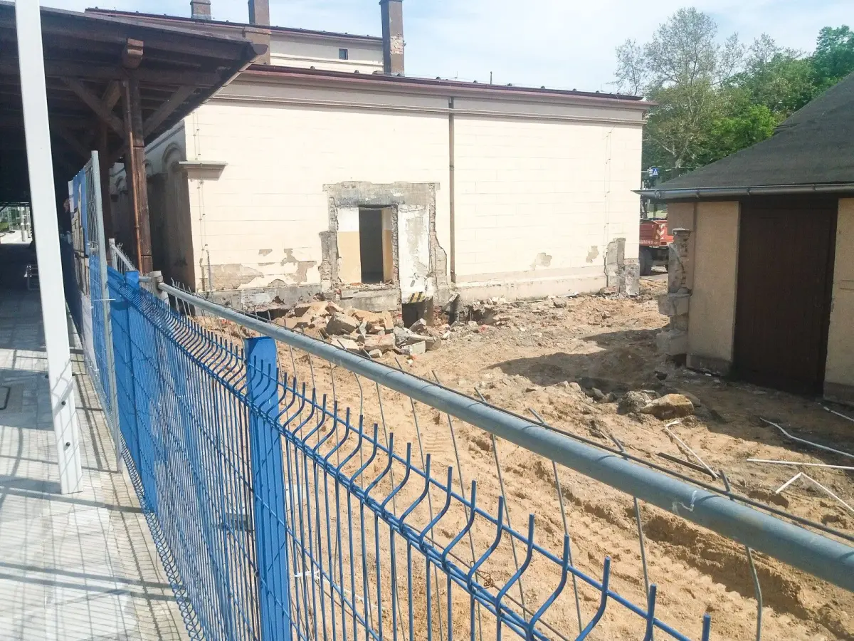 Remont dworca PKP w Bolesławcu