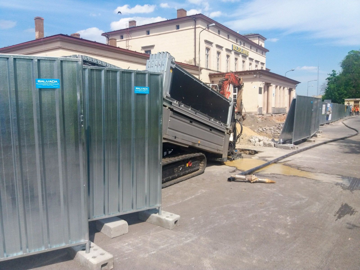 Remont dworca PKP w Bolesławcu