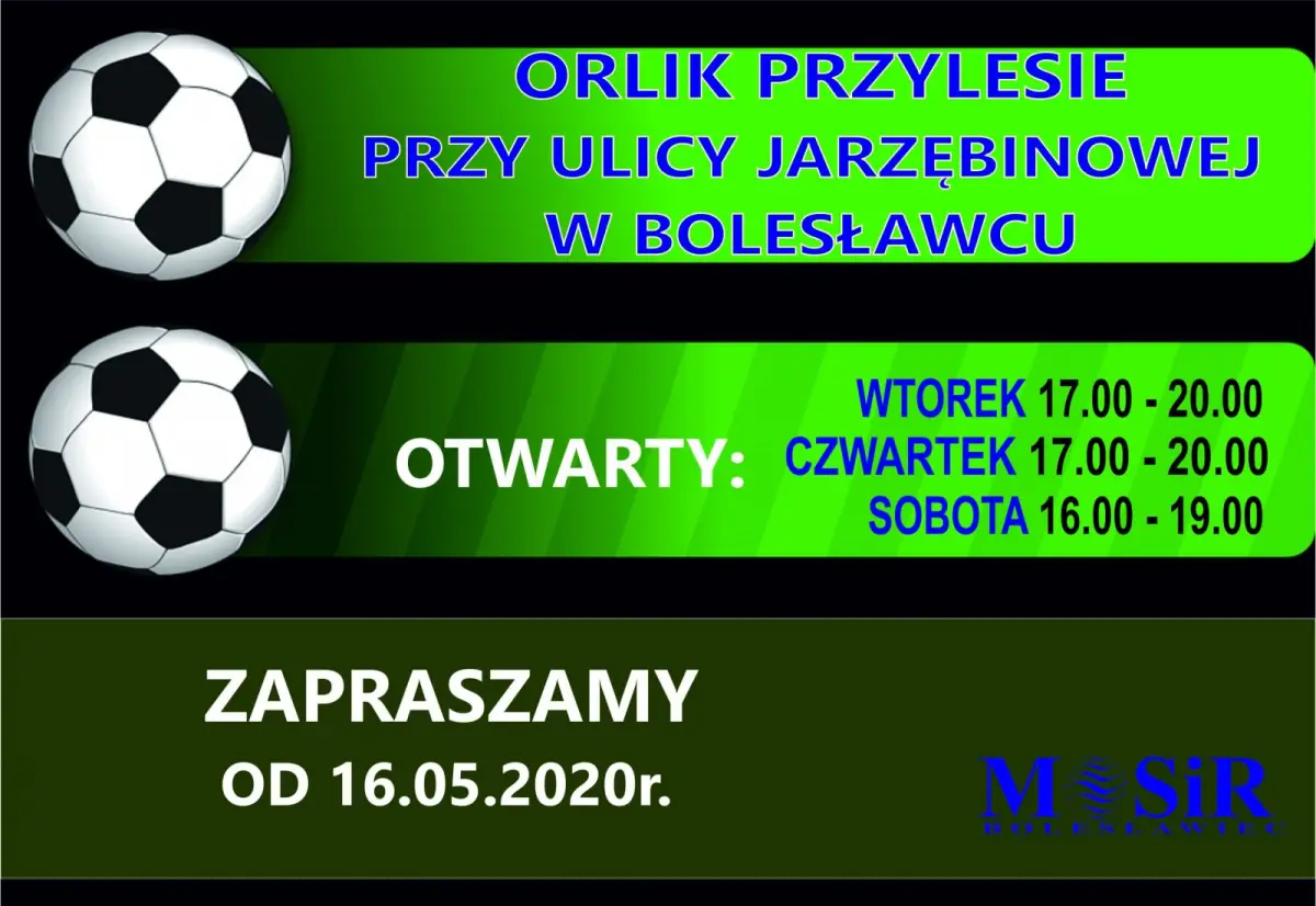 Grafika związana z Orlikiem na osiedlu Przylesie w Bolesławcu
