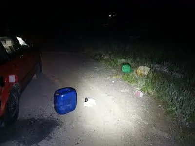 Miejsce przestępstwa w gminie Gromadka i podejrzani (mieszkańcy gminy Warta Bolesławiecka)