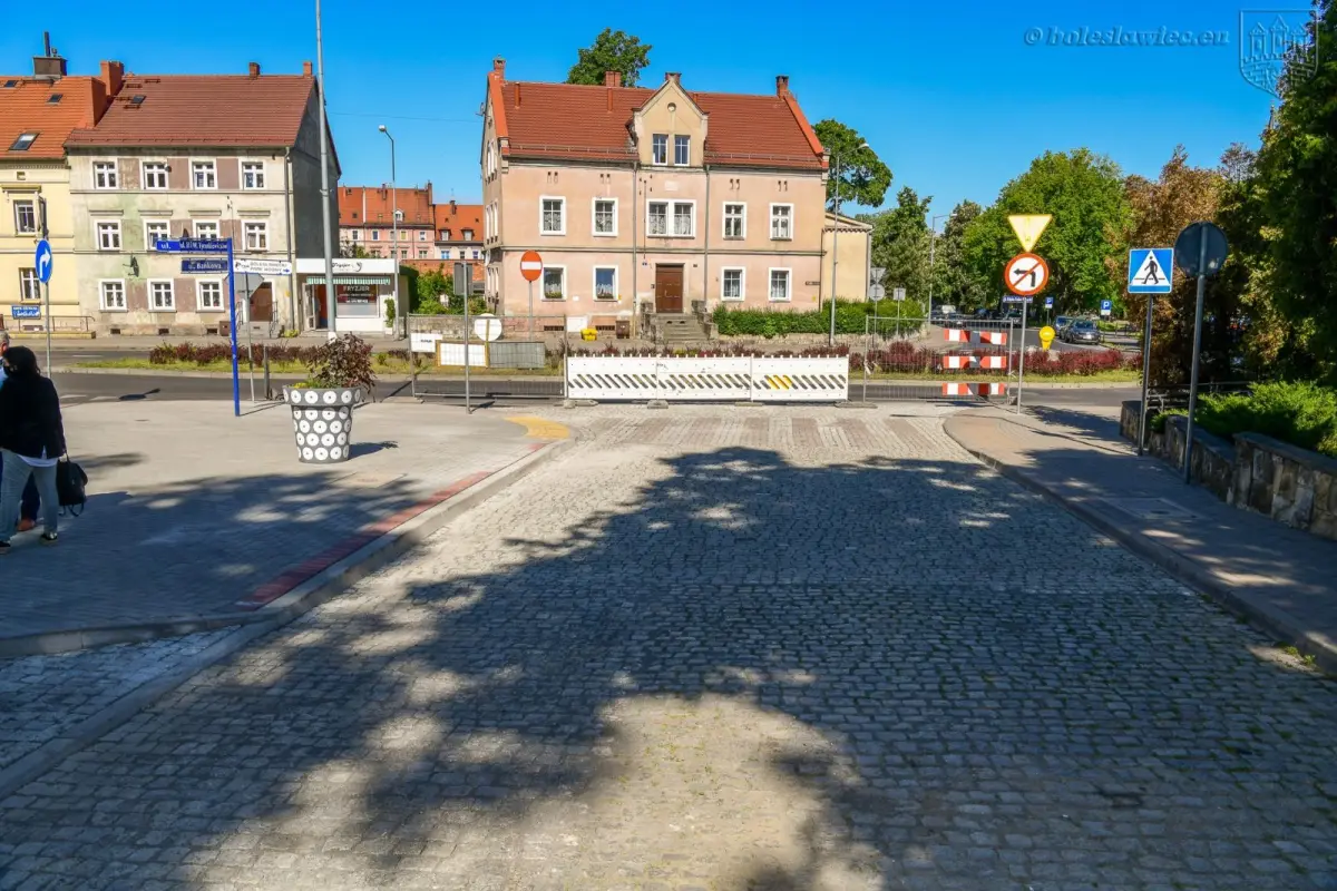 Prace przy ulicy Bankowej w Bolesławcu zakończone