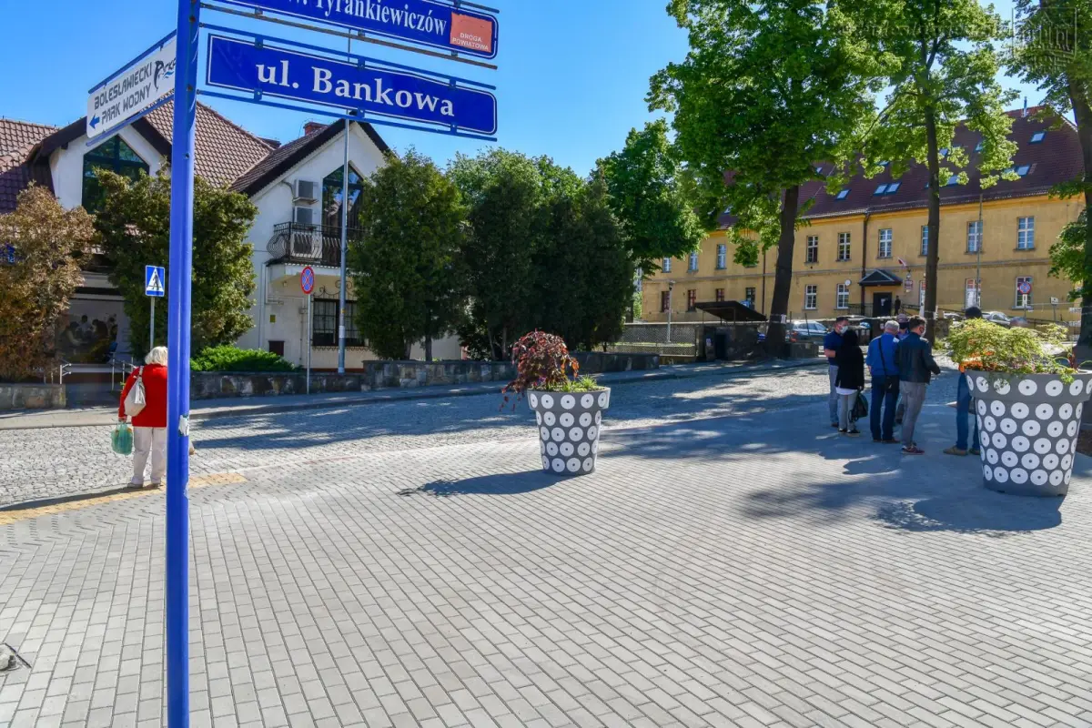 Prace przy ulicy Bankowej w Bolesławcu zakończone