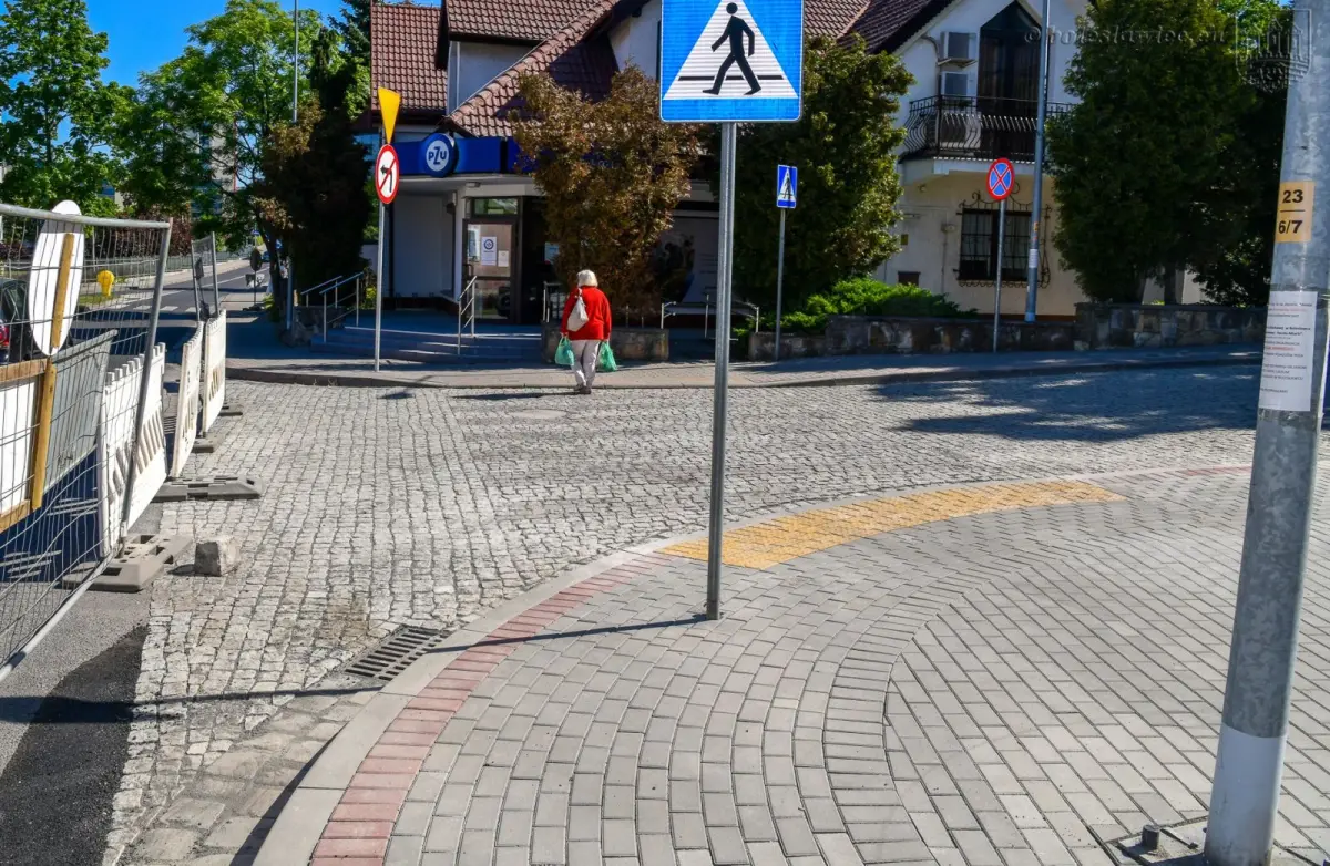 Prace przy ulicy Bankowej w Bolesławcu zakończone