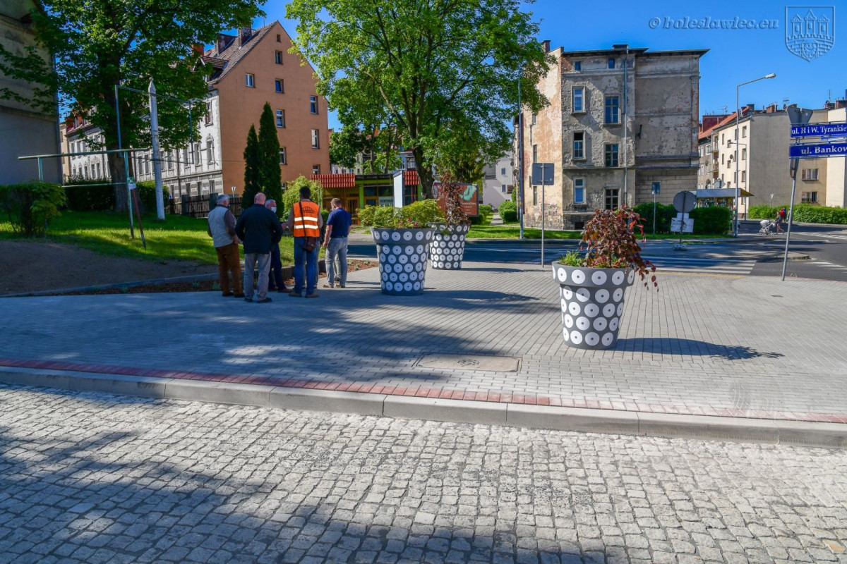 Prace przy ulicy Bankowej w Bolesławcu zakończone