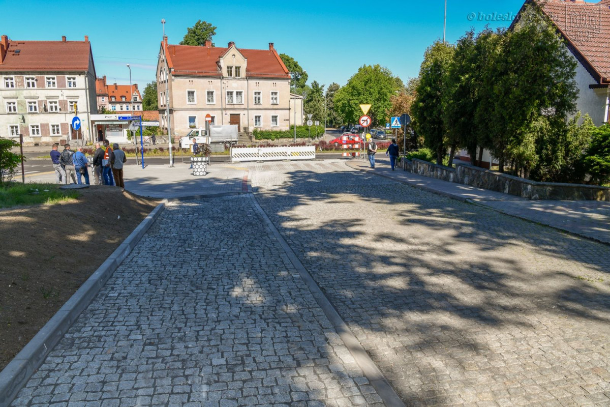 Prace przy ulicy Bankowej w Bolesławcu zakończone