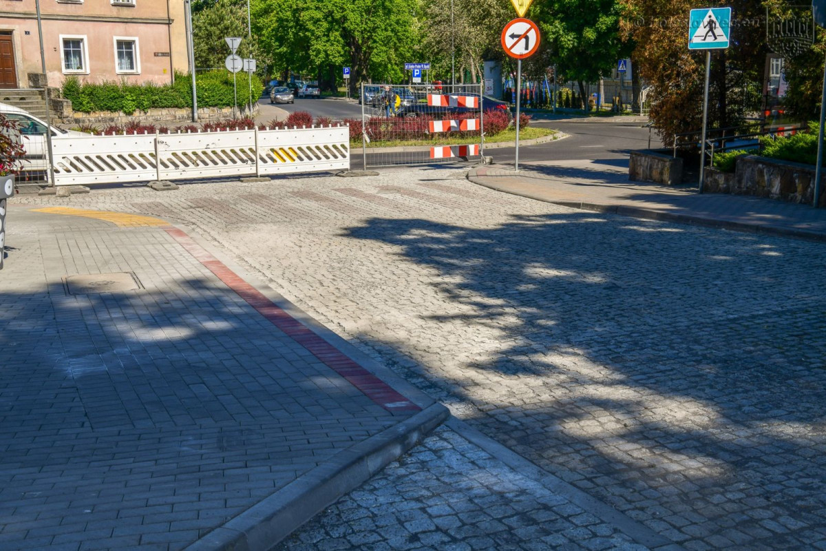 Prace przy ulicy Bankowej w Bolesławcu zakończone