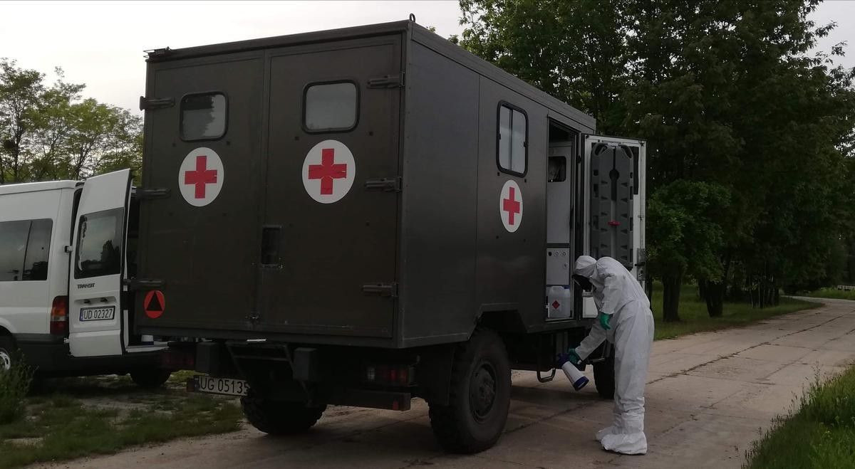 Medycy wojskowi z Bolesławca walczą z koronawirusem