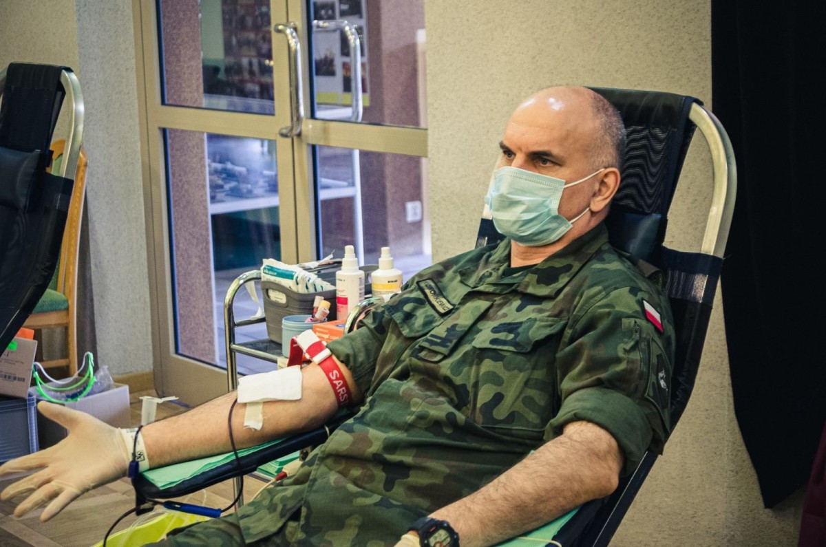 Akcja krwiodawstwa w 10 Brygadzie Kawalerii Pancernej w Świętoszowie