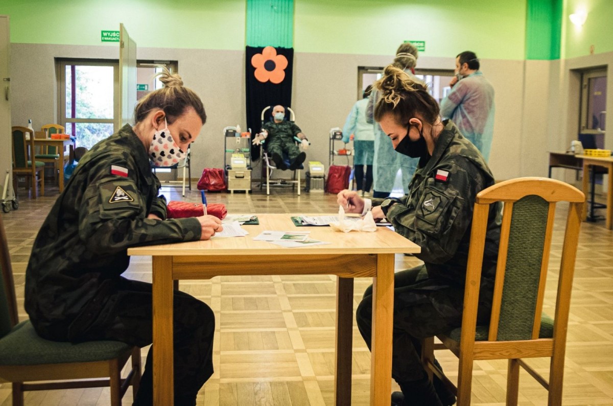 Akcja krwiodawstwa w 10 Brygadzie Kawalerii Pancernej w Świętoszowie