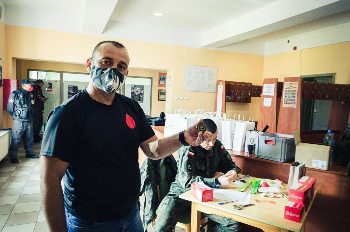 Akcja krwiodawstwa w 10 Brygadzie Kawalerii Pancernej w Świętoszowie