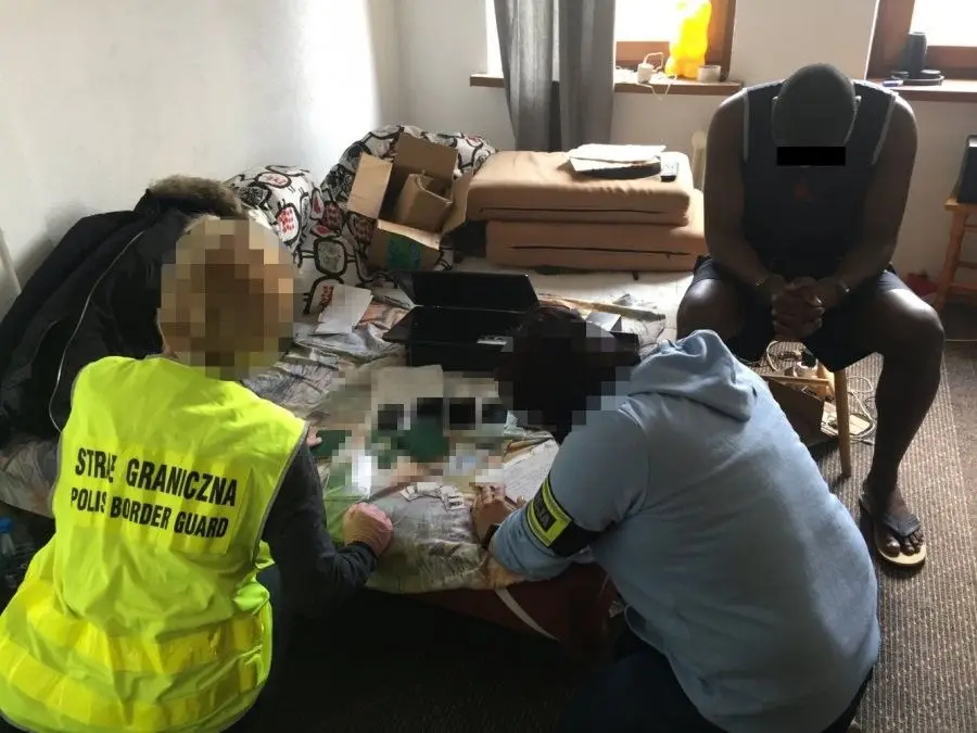 Oszuści z Nigerii zatrzymani przez straż graniczną i policję