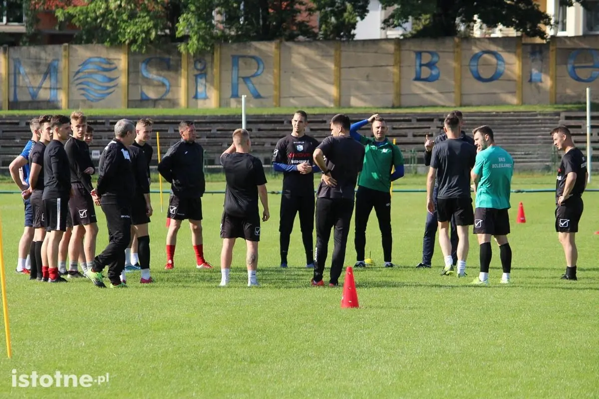 Trening seniorów BKS Bolesławiec