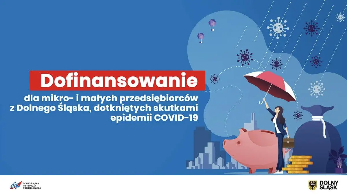 Plansza dot. dofinansowania z UMWD
