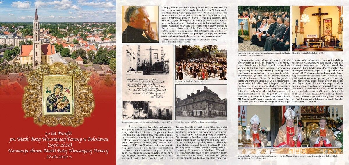Jubileusz Parafiii Matki Bożej Nieustającej Pomocy w Bolesławcu