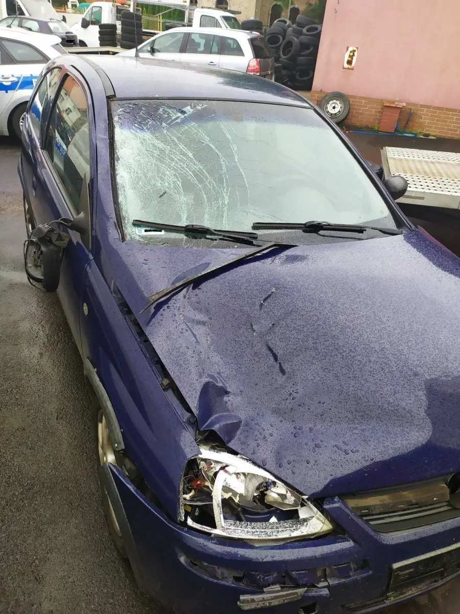 Wypadek w miejscowości Grudza (gmina Mirsk, powiat lwówecki)